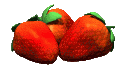 buah strawberry gambar-animasi-gif